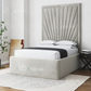 Roisin Sunrise Upholstered Bed Frame With Storage Options