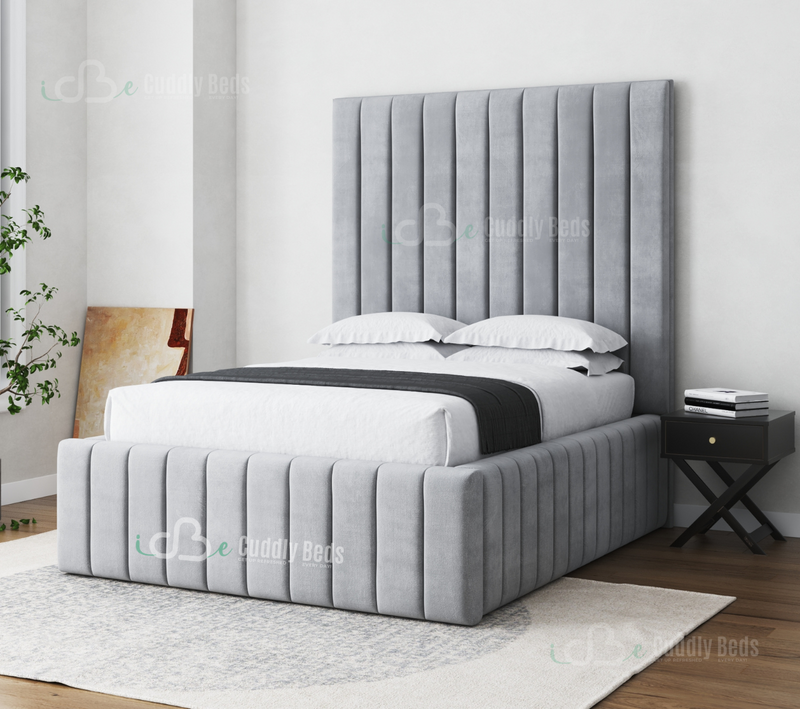 Iris Upholstered Bed Frame With Storage Options