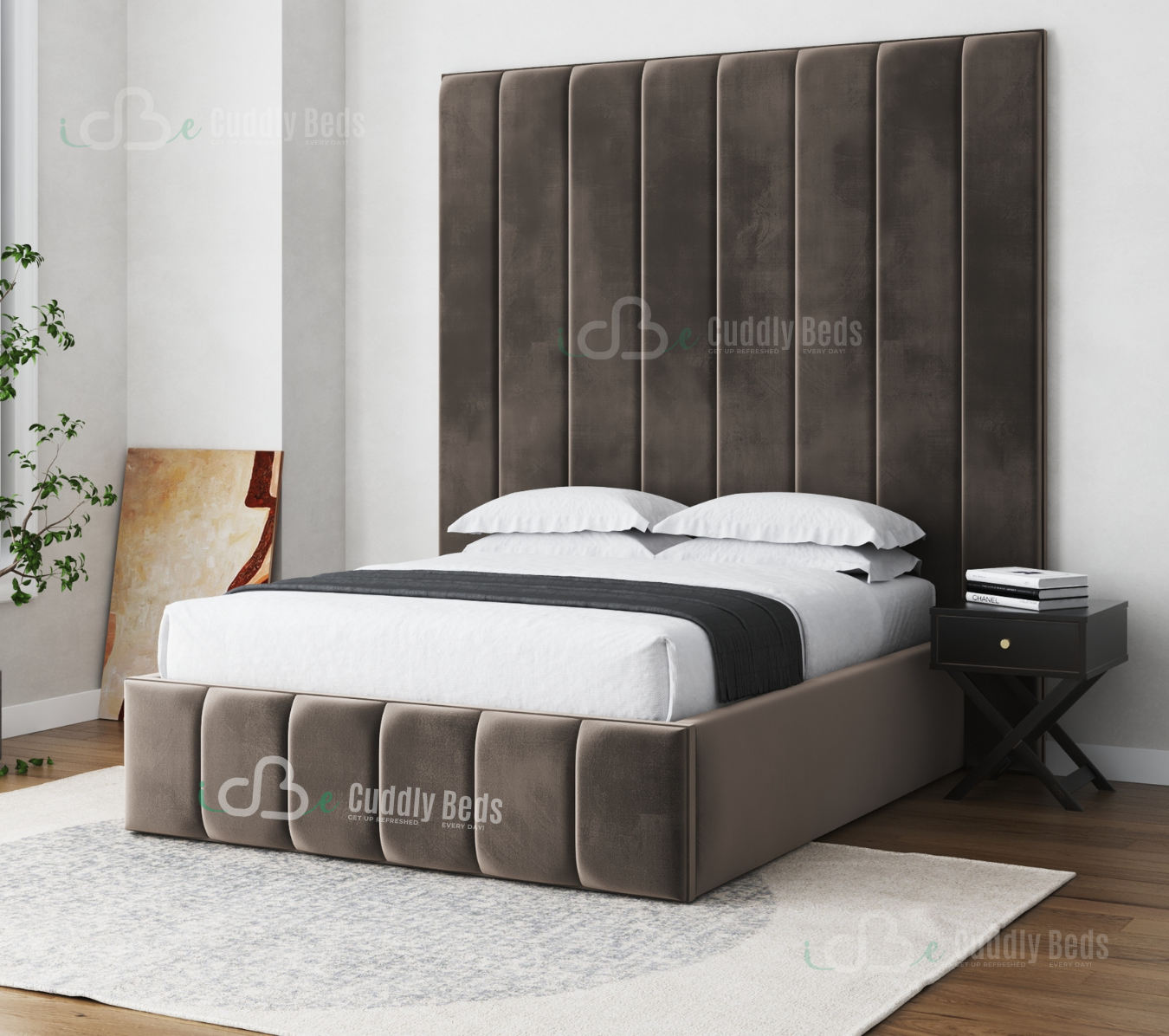 Emery Upholstered Bed Frame With Storage Options