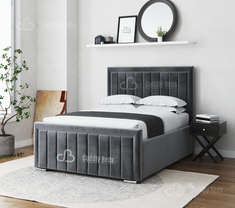 Isla Upholstered Bed Frame With Storage Options