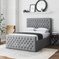 Valentina Chesterfield Upholstered Bed Frame With Storage Options