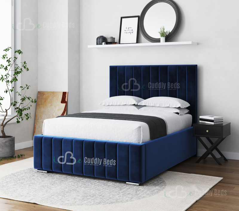 Livy Upholstered Bed Frame With Storage Options