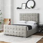 Evelyn Cubbex Upholstered Bed Frame With Storage Options