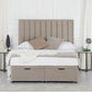 Molly Panel Ottoman Divan Bed with Floor Standing Headboard & Mattress Options - Cuddly Beds