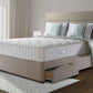 Holly Horizontal Panelled Divan bed with headboard and mattress options - Cuddly Beds Ireland