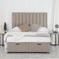 Molly Panel Ottoman Divan Bed with Floor Standing Headboard & Mattress Options - Cuddly Beds