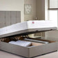 Joseph Cubed Ottoman Divan Bed with Floor Standing Headboard & Mattress Options - Cuddly Beds