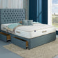 Darwin Chesterfield Divan bed with headboard and mattress options - Cuddly Beds