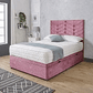DAISY ARROW OTTOMAN DIVAN BED WITH FLOOR STANDING HEADBOARD & MATTRESS OPTIONS